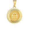 Wholesale Constellation Pendant Necklace Copper Real Gold Plated Jewelry Accessories
