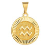 Wholesale Constellation Pendant Necklace Copper Real Gold Plated Jewelry Accessories