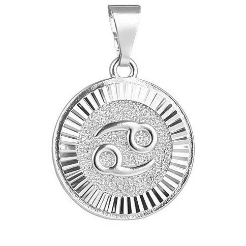 Wholesale Constellation Pendant Necklace Copper Real Gold Plated Jewelry Accessories