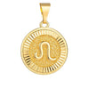 Wholesale Constellation Pendant Necklace Copper Real Gold Plated Jewelry Accessories