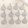 Wholesale Constellation Pendant Necklace Copper Real Gold Plated Jewelry Accessories