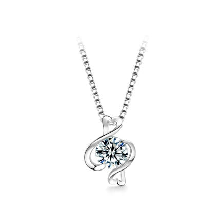 Wholesale Constellation Pendant Necklace 925 Sterling Silver With Star Pattern And Diamond Treatment For Women