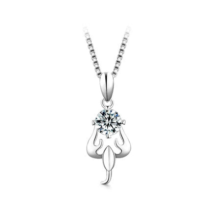 Wholesale Constellation Pendant Necklace 925 Sterling Silver With Star Pattern And Diamond Treatment For Women