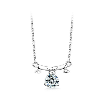 Wholesale Constellation Pendant Necklace 925 Sterling Silver With Star Pattern And Diamond Treatment For Women