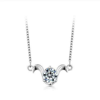 Wholesale Constellation Pendant Necklace 925 Sterling Silver With Star Pattern And Diamond Treatment For Women