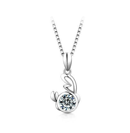 Wholesale Constellation Pendant Necklace 925 Sterling Silver With Star Pattern And Diamond Treatment For Women