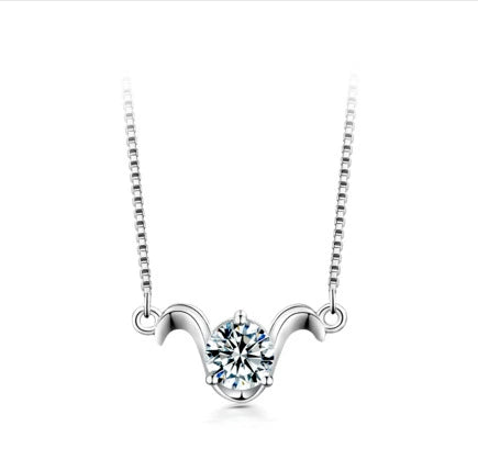 Wholesale Constellation Pendant Necklace 925 Sterling Silver With Star Pattern And Diamond Treatment For Women