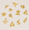 Wholesale Constellation Stainless Steel Pendant Necklace Earrings Furnace Electroplated