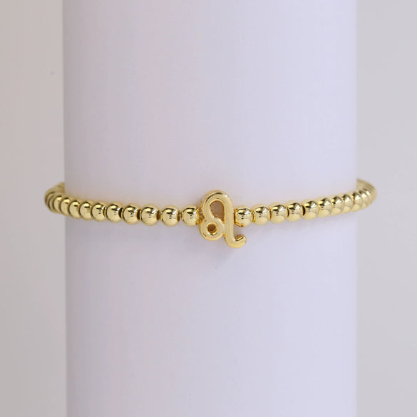 Wholesale Constellation Style Copper Elastic Cord Adjustable Bracelet With Electroplating Treatment For Women