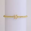 Wholesale Constellation Style Copper Elastic Cord Adjustable Bracelet With Electroplating Treatment For Women