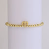 Wholesale Constellation Style Copper Elastic Cord Adjustable Bracelet With Electroplating Treatment For Women