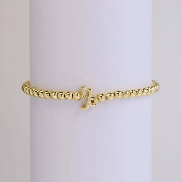 Wholesale Constellation Style Copper Elastic Cord Adjustable Bracelet With Electroplating Treatment For Women