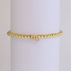 Wholesale Constellation Style Copper Elastic Cord Adjustable Bracelet With Electroplating Treatment For Women