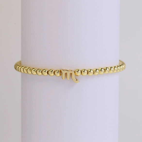 Wholesale Constellation Style Copper Elastic Cord Adjustable Bracelet With Electroplating Treatment For Women