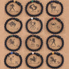 Wholesale Constellation Style Handmade Agate And Tiger Eye Stone Stretch Bracelet For Men And Women