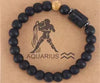 Wholesale Constellation Style Handmade Agate And Tiger Eye Stone Stretch Bracelet For Men And Women