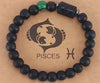 Wholesale Constellation Style Handmade Agate And Tiger Eye Stone Stretch Bracelet For Men And Women