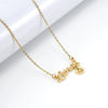 Wholesale Constellation 316L Stainless Steel Necklace With Vacuum Plating For Female