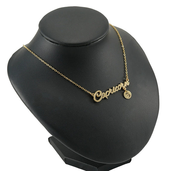 Wholesale Constellation 316L Stainless Steel Necklace With Vacuum Plating For Female