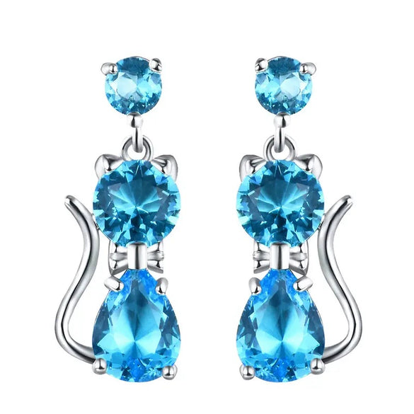 Wholesale Copper Animal Shaped Electroplated Lovely Style Women's Earrings