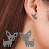 Wholesale Copper Animal Shaped Inlaid Zircon Women's Earrings