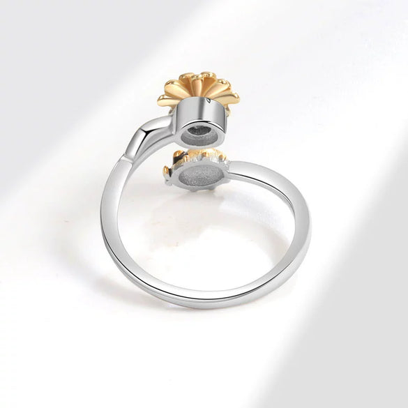 Wholesale Copper Animal Style Geometric Rotating Opening Antipressure Ring For Women With Electroplating Treatment
