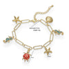 Wholesale Copper Animal Zodiac Dripping Oil Style Bracelet For Women