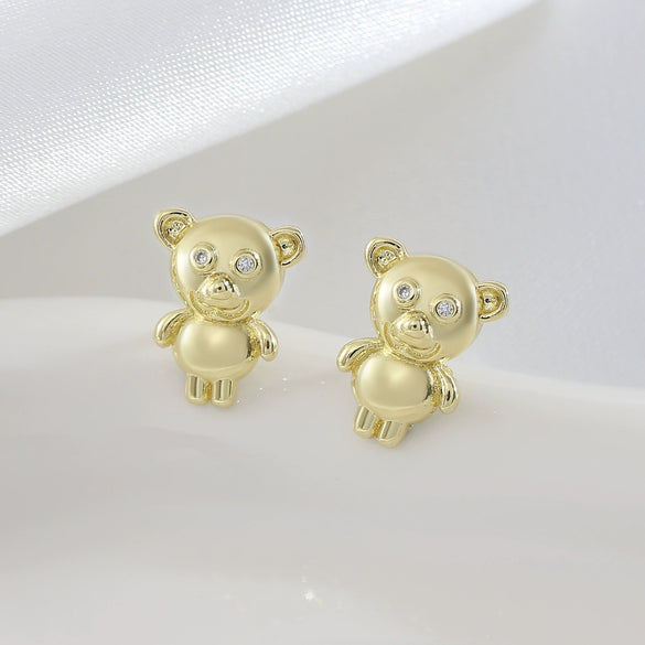 Wholesale Copper Animal Zodiac Earrings Electroplated For Women Lovely Style