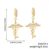 Wholesale Copper Animal Zodiac Geometric Earrings