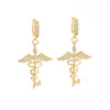Wholesale Copper Animal Zodiac Geometric Earrings