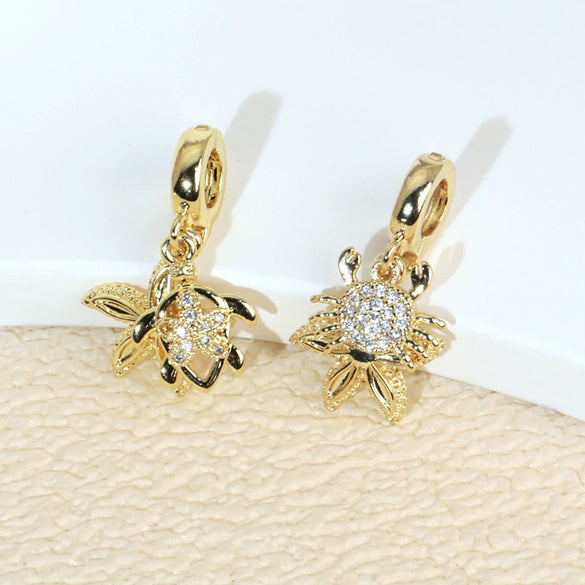 Wholesale Copper Animal Zodiac Microinlaid Zircon Jewelry Necklace Pendant With Electroplating Process