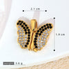 Wholesale Copper Animal Zodiac Style Butterfly Opening And Closing Necklace Pendant Electroplated Accessories Decorative Earrings Pendant