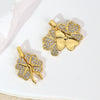 Wholesale Copper Animal Zodiac Style Butterfly Opening And Closing Necklace Pendant Electroplated Accessories Decorative Earrings Pendant