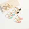 Wholesale Copper Animal Zodiac Style Electroplated Bow Earrings For Women