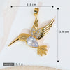 Wholesale Copper Animal Zodiac Style Electroplated Diy Handmade Angel Wings Bird Accessories Pendant For Bracelet And Necklace