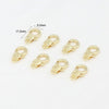 Wholesale Copper Antique Embossed Handmade Electroplated Lobster Clasp Bracelet Necklace Connecting Buckle