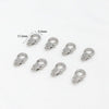 Wholesale Copper Antique Embossed Handmade Electroplated Lobster Clasp Bracelet Necklace Connecting Buckle