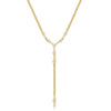 Wholesale Copper Artificial Crystal Pendant Necklace Light Luxury Geometric Furnace Vacuum Plating Electroplating