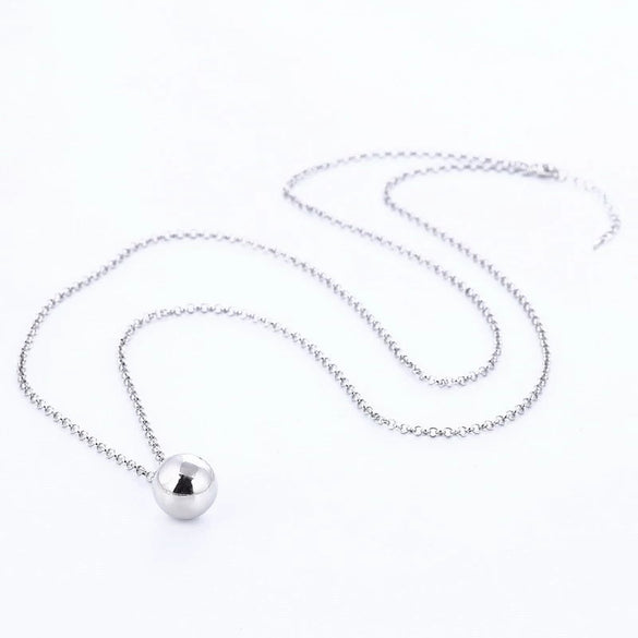 Wholesale Copper Bead Necklace Retro Geometric Style With Electroplating Treatment For Pregnant Women