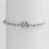 Wholesale Copper Beaded Bracelet With English Letter Pattern And Electroplating Treatment For Women