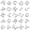 Wholesale Copper Beaded Jewelry With English Alphabet Pattern Electroplated Minimalist Bracelet Necklace Accessories