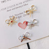 Wholesale Copper Bow Earrings With Electroplating Treatment Sweet Style For Girls