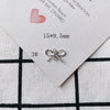 Wholesale Copper Bow Earrings With Electroplating Treatment Sweet Style For Girls