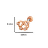 Wholesale Copper Bow Fashion Women's Cartilage Puncture Ear Bone Nail