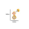 Wholesale Copper Bow Fashion Women's Cartilage Puncture Ear Bone Nail