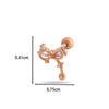 Wholesale Copper Bow Fashion Women's Cartilage Puncture Ear Bone Nail