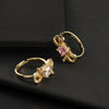 Wholesale Copper Bow Ring Electroplated For Women Retro Cute Style