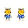 Wholesale Copper Cartoon Character Inlaid Zircon Threepiece Earrings Suit