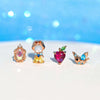 Wholesale Copper Cartoon Characters Zircon Inlaid Fantasy Fairy Tale Character Earrings Set Jewelry