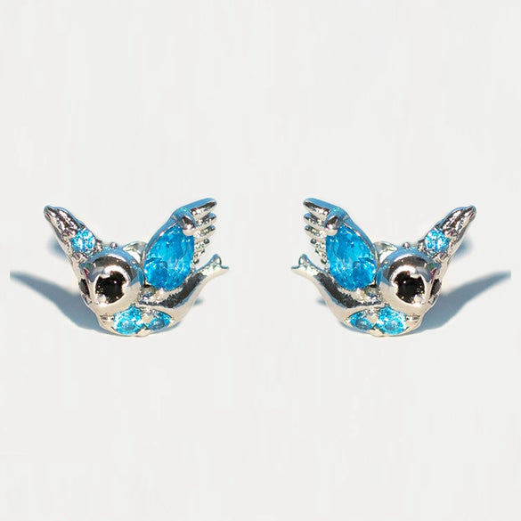 Wholesale Copper Cartoon Characters Zircon Inlaid Fantasy Fairy Tale Character Earrings Set Jewelry
